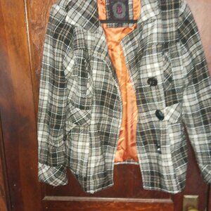 Womens Plaid Jacket